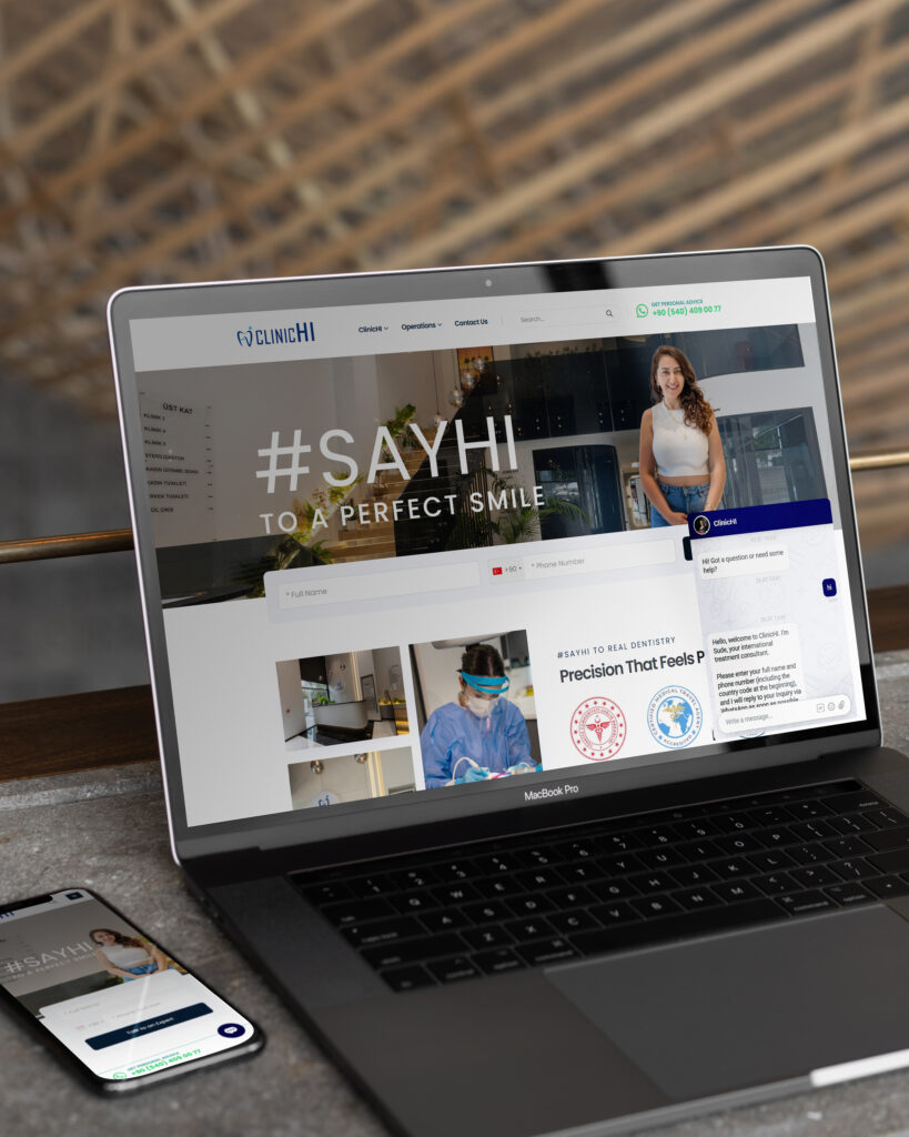 landing page clinichi